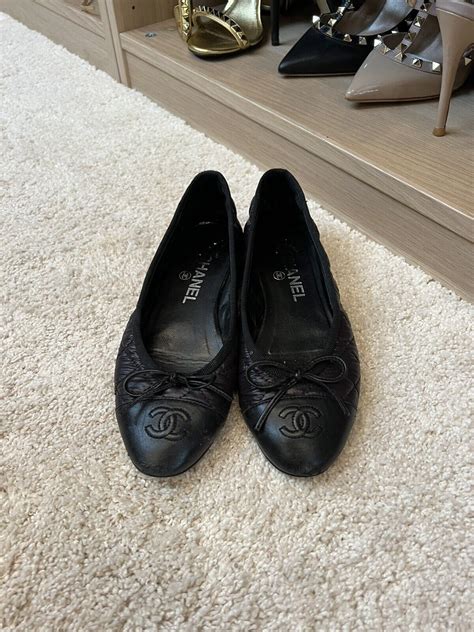 chanel quilted ballet flats sizing|Chanel ballet flats price euro.